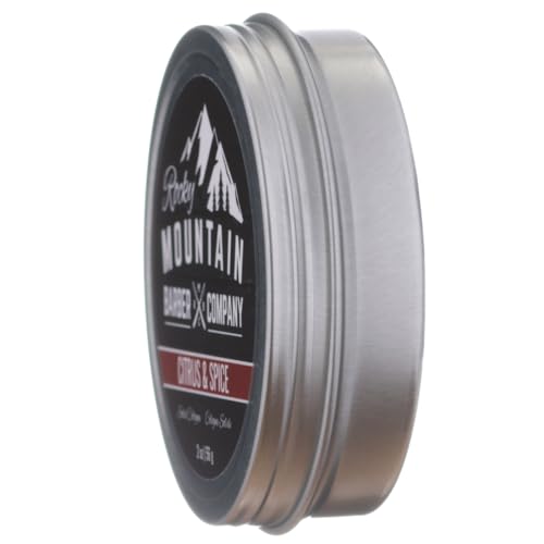 Rocky Mountain Barber Company Solid Cologne for Men – Citrus & Spice, 2 oz