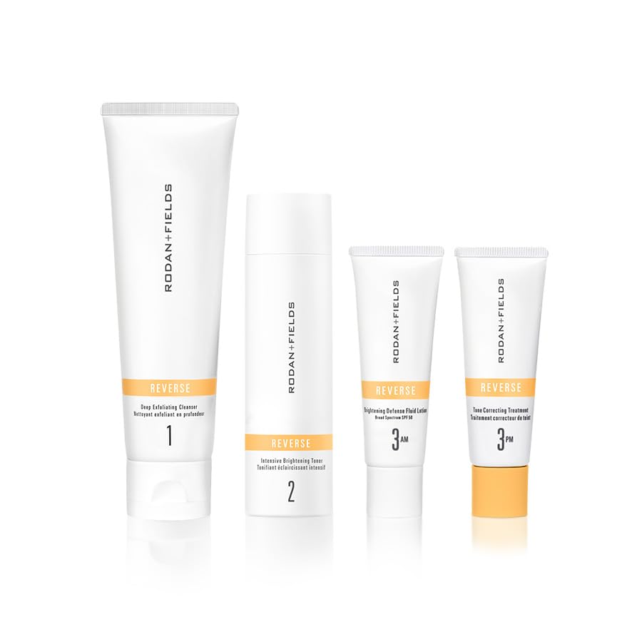 Rodan + Fields Reverse Regimen: Cleanser, Toner, SPF 50 Lotion & Vitamin C Retinol Serum