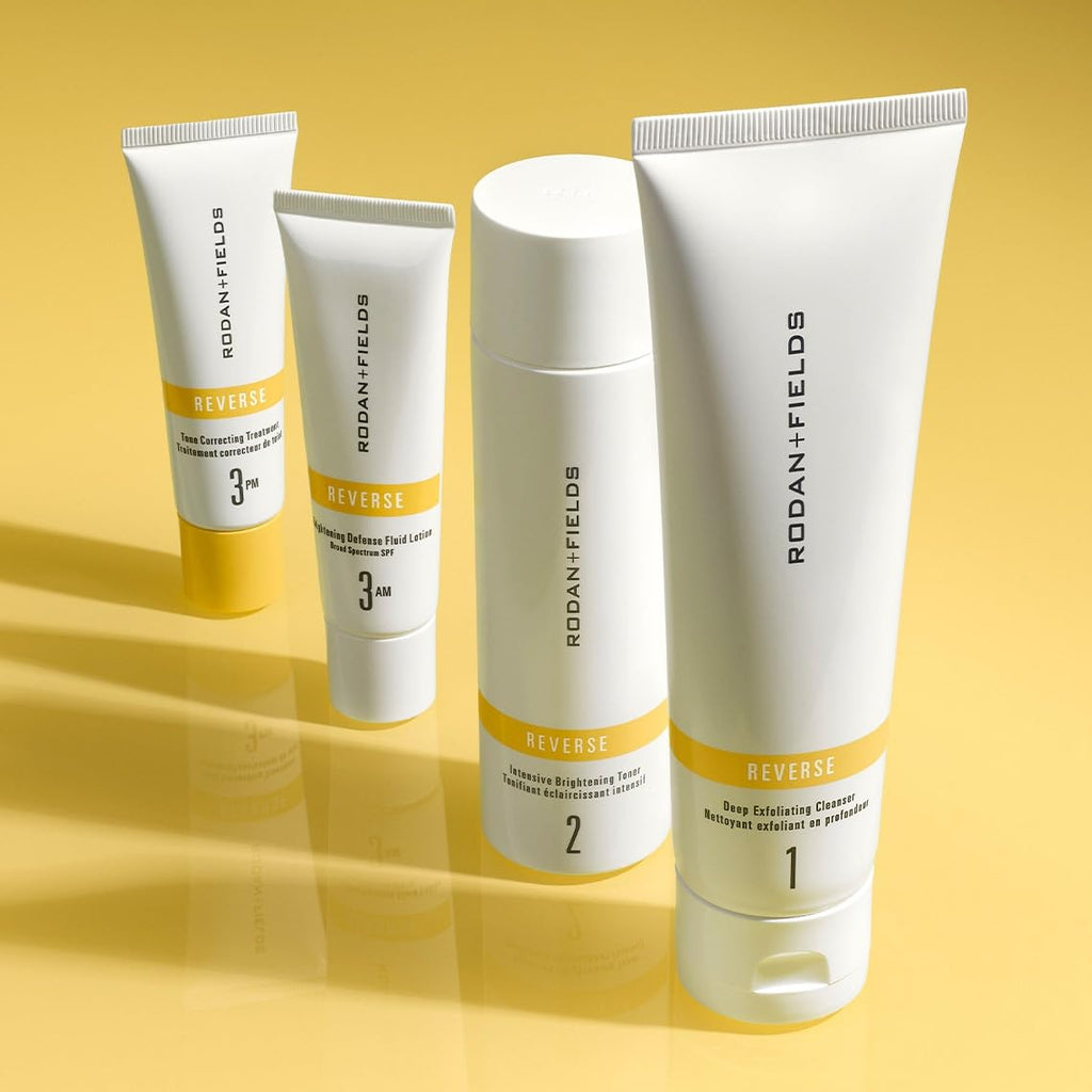 Rodan + Fields Reverse Regimen: Cleanser, Toner, SPF 50 Lotion & Vitamin C Retinol Serum