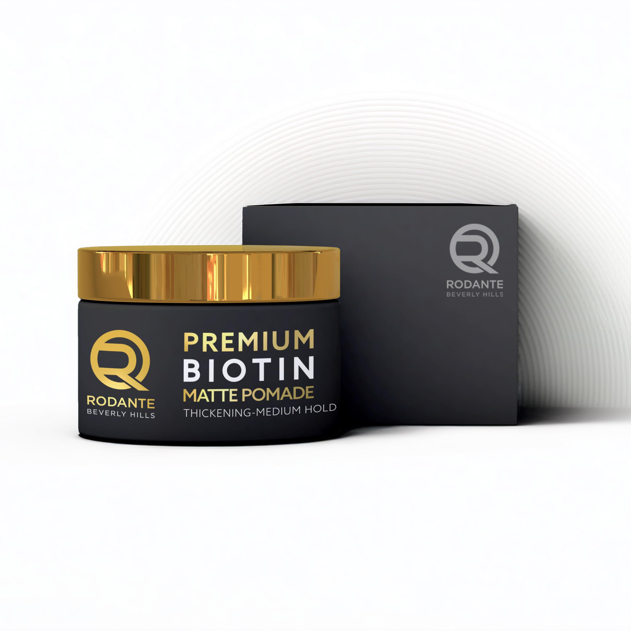 Rodante Beverly Hills Biotin Matte Cream Texture Paste – Medium Hold & Thickening Support (85 g / 3 oz)