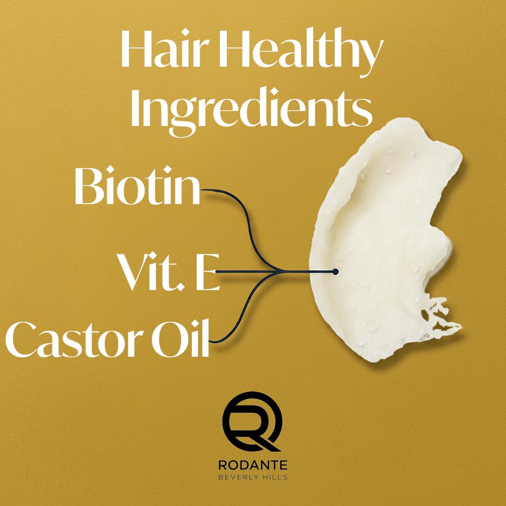 Rodante Beverly Hills Biotin Matte Cream Texture Paste – Medium Hold & Thickening Support (85 g / 3 oz)