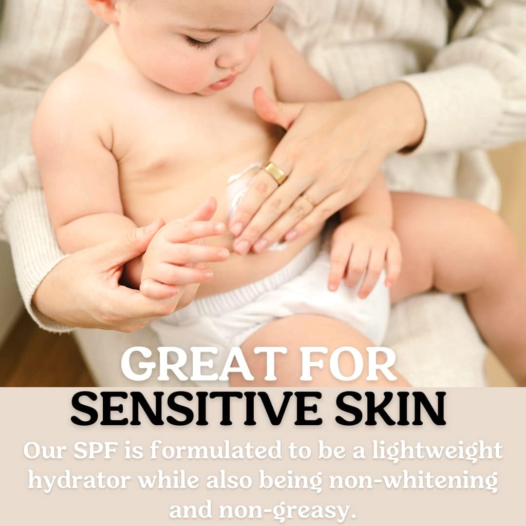 Roe Wellness Baby Mineral Sunscreen SPF 30 | Non-Greasy, Reef Safe, Paraben-Free