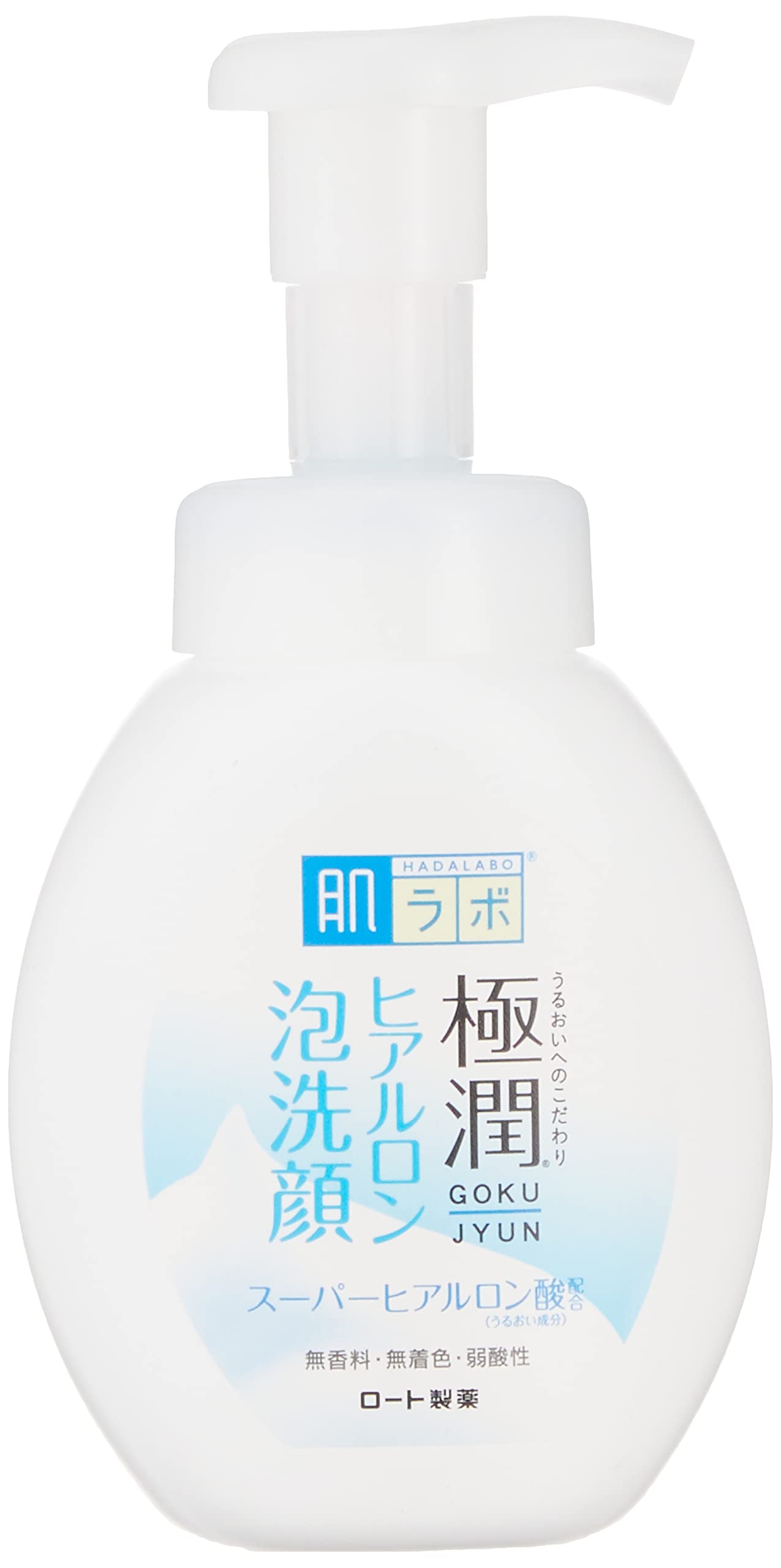 Rohto Hada Labo Gokujyn Hyaluronic Acid Cleansing Foam (160ml) – Hydrating Japanese Cleanser