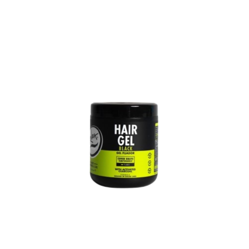 Rolda Black Hair Gel for Men – Medium Hold with Activated Charcoal