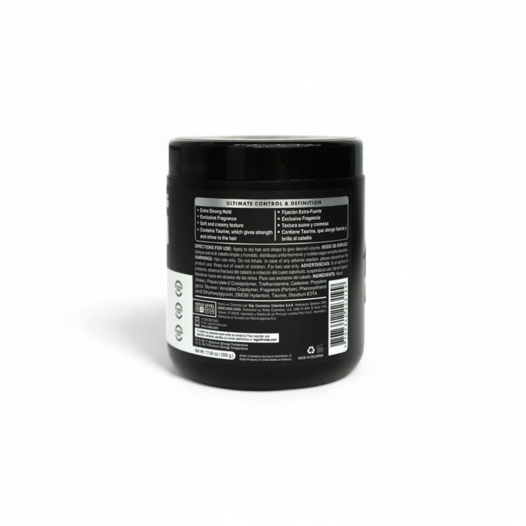 Rolda White Molding Hair Cream for Men – Curl-Defining, Medium-Strong Hold, Natural Finish (35.2 oz)