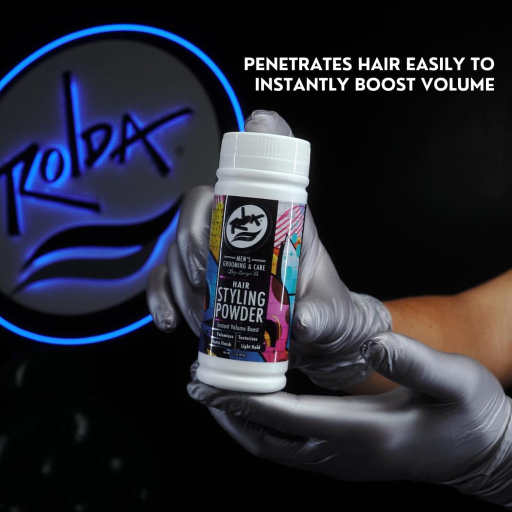 Rolda Hair Texturizing Powder for Men – Instant Volume, Light Hold, Matte Finish (2 Count)