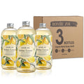 ROMIIE ZOI Lemon Scent Liquid Hand Soap Refills – Natural, Gentle & Moisturizing Formula – Family Size 3 Pack for Kitchen & Bathroom