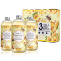 ROMIIE ZOI Liquid Hand Soap Refill Gift Set – 3 Pack (26 Fl Oz Each) Honey & Milk Scent