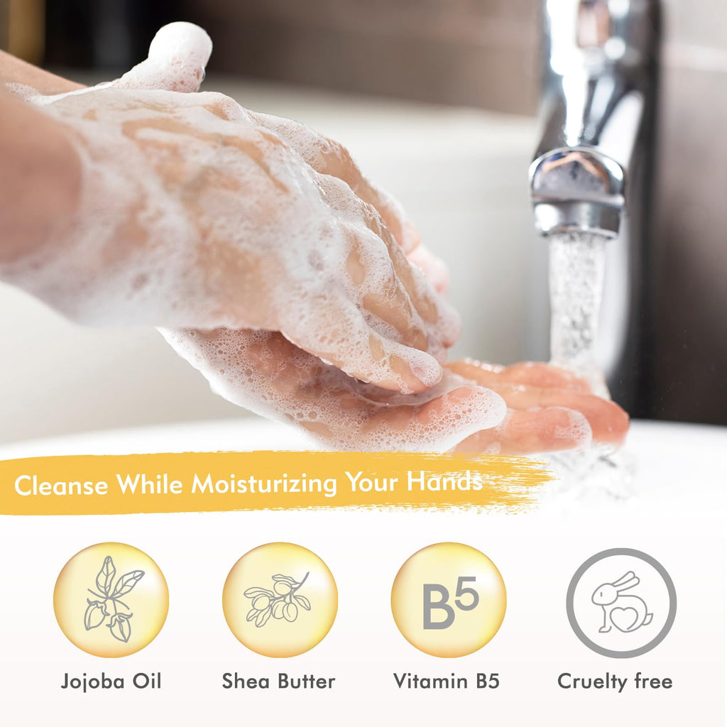ROMIIE ZOI Liquid Hand Soap Refill Gift Set – 3 Pack (26 Fl Oz Each) Honey & Milk Scent