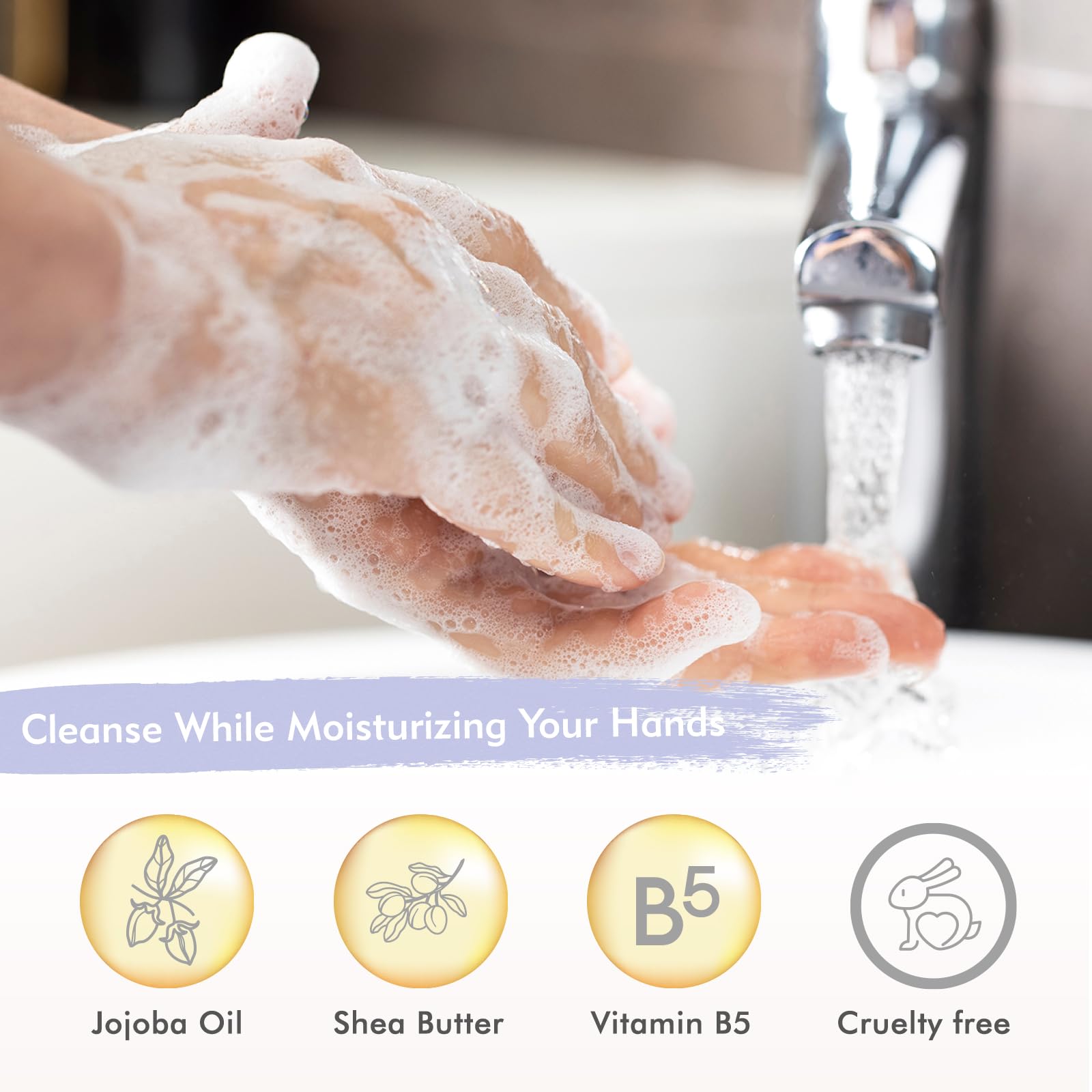 ROMIIE ZOI Liquid Hand Soap Refill Gift Set - 3 x 26.8 Fl Oz | Lavender Rosemary, Cruelty-Free & Biodegradable
