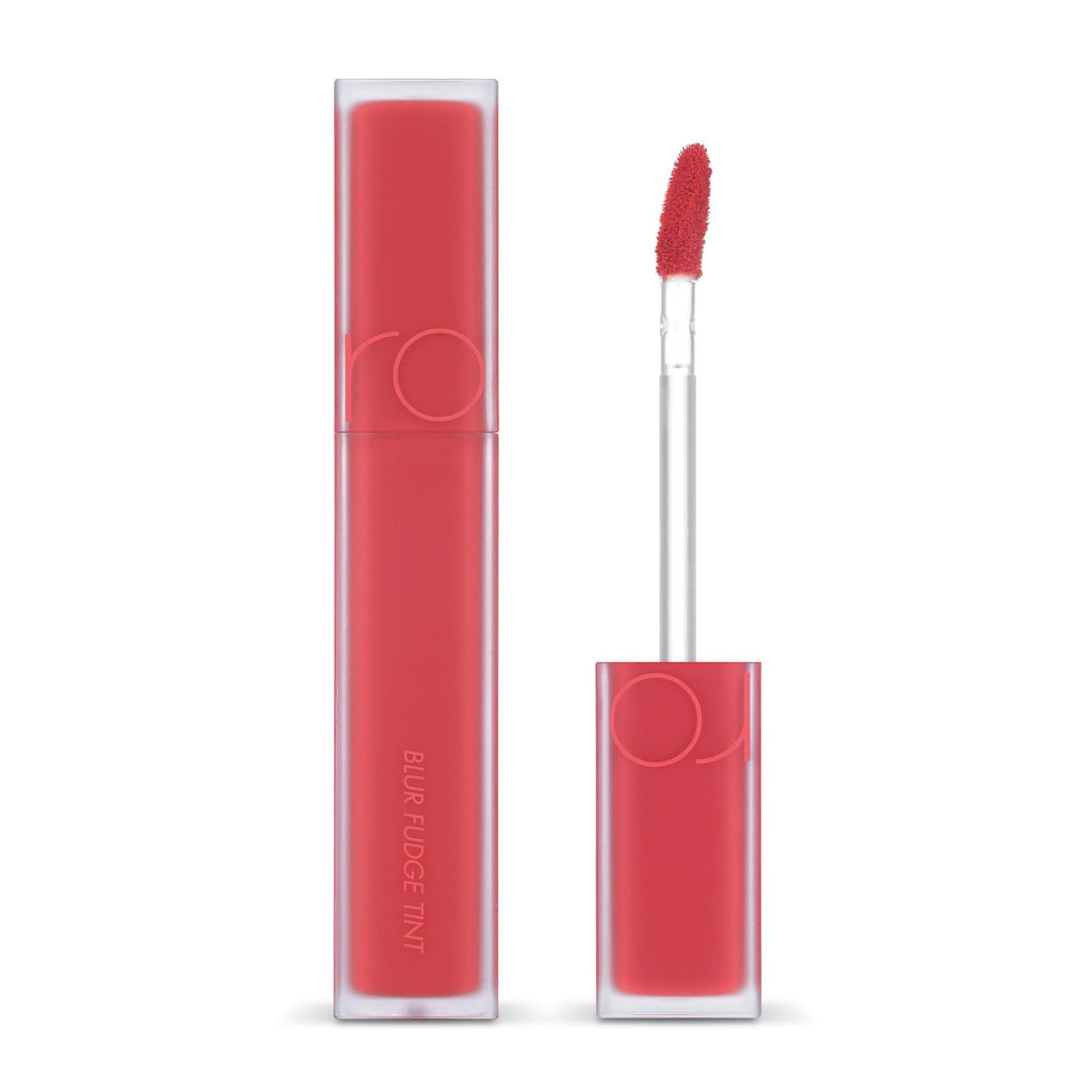 rom&nd Blur Fudge Tint 09 Coral Jubilee — K-Beauty Velvety Matte Lip Stain for All Skin Tones