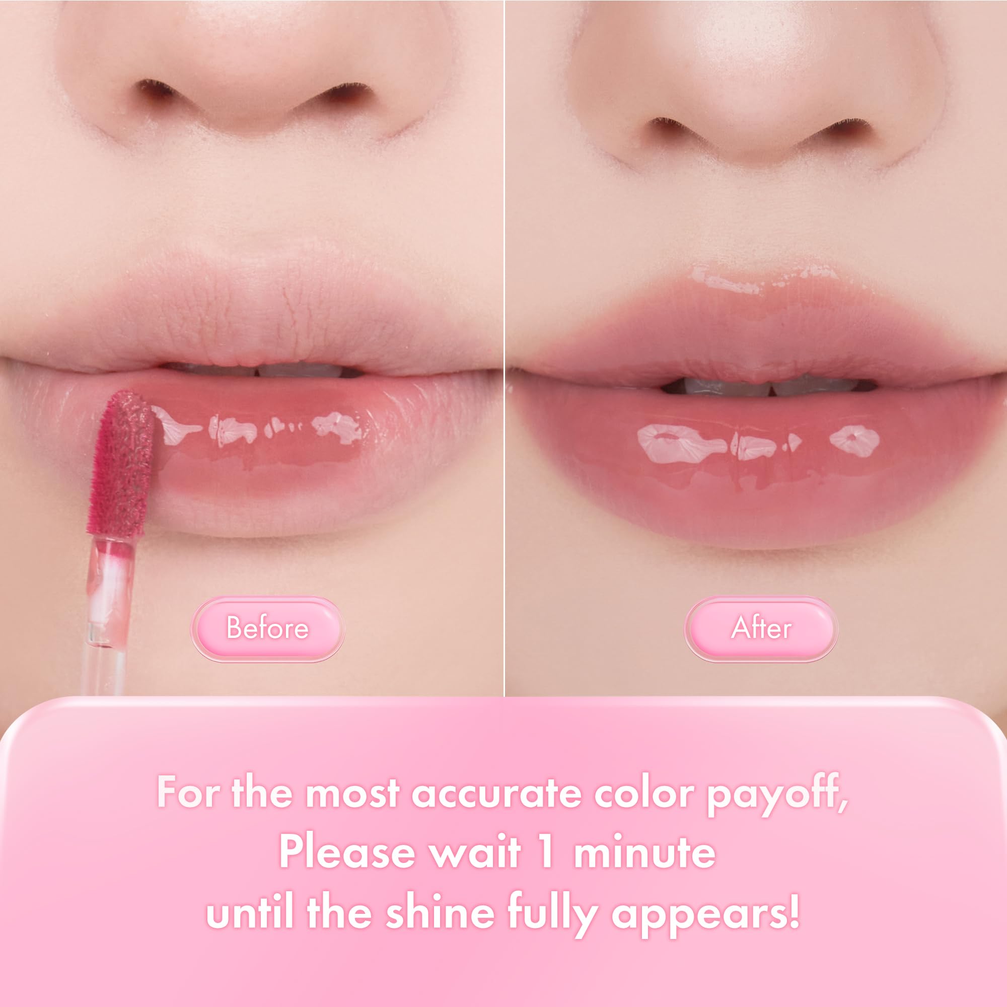 rom&nd THE JUICY LASTING TINT #15 Bare Fig – Plumping, Hydrating Lip Gloss