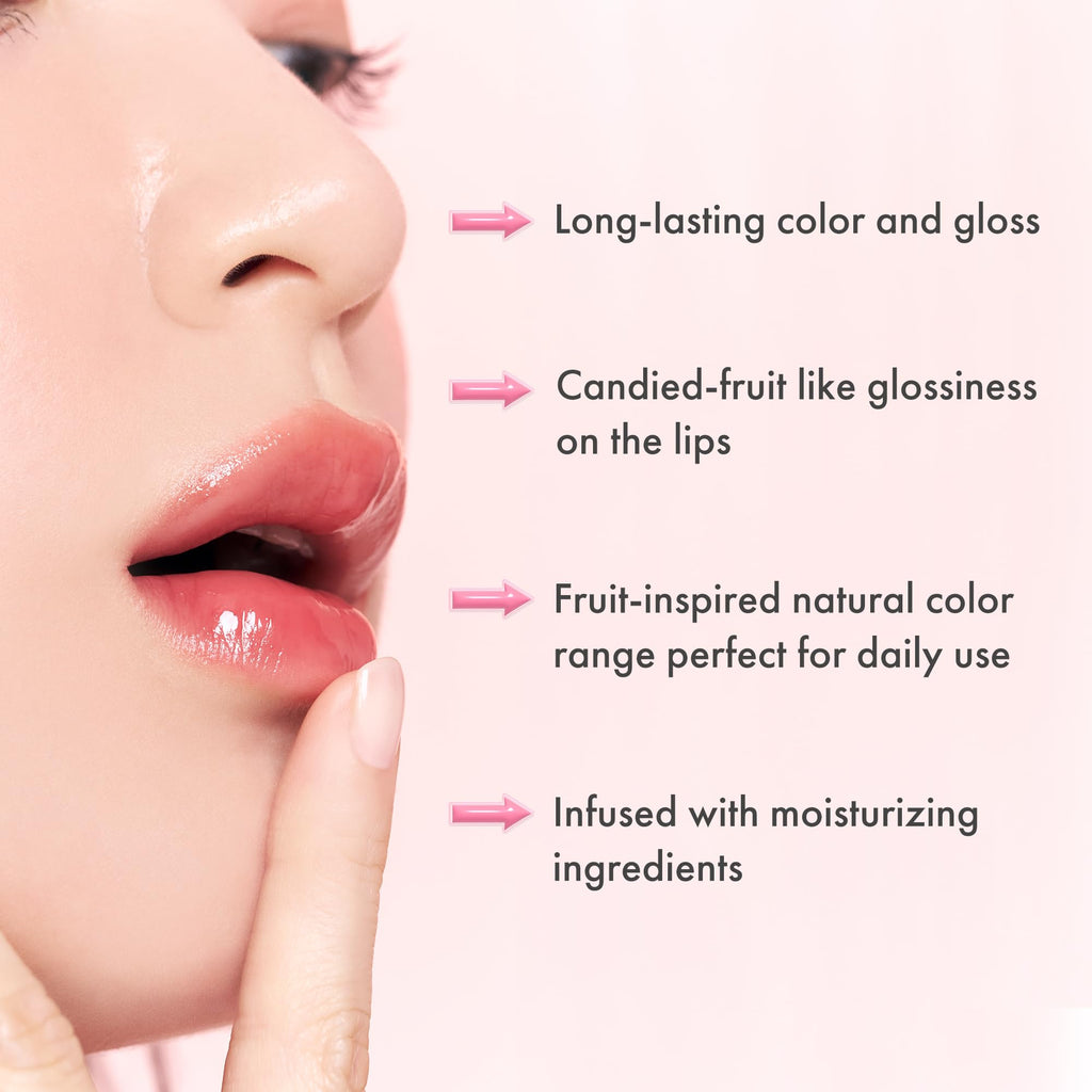 rom&nd THE JUICY LASTING TINT 04 FIG FIG | Rosy Plum Lip Stain Gloss