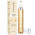 RONKIE Eye Cream for Dark Circles: Caffeine + Retinol for Brighter Eyes – Reduces Puffiness & Fine Lines (Gold)