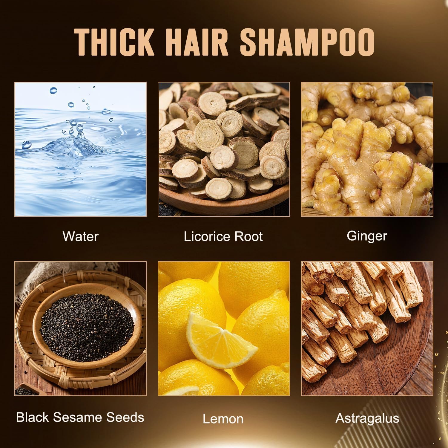 2 Pcs Root Activator Shampoo – Hair Growth Root Activator Shampoo for Anti-Hair Loss | Natural Formula for Men & Women