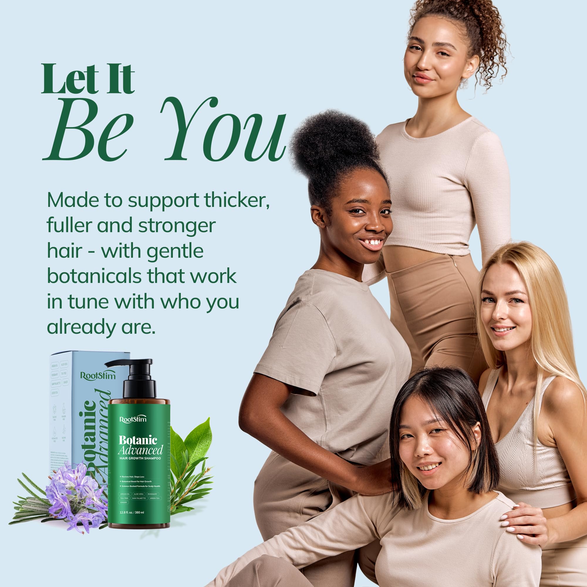 RootStim Hair Growth Shampoo – Rosemary, Caffeine & Biotin for Stronger Roots