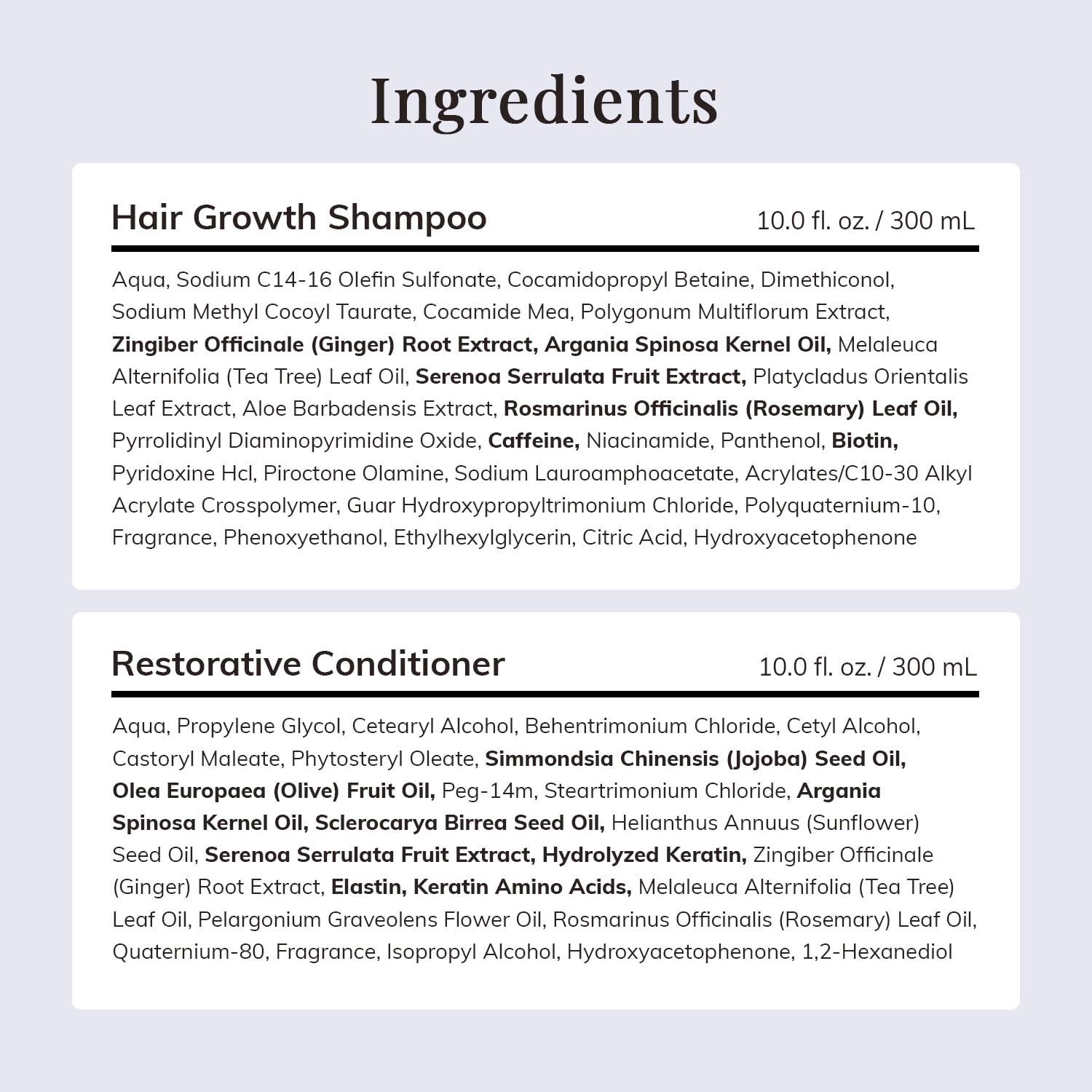 RootStim Hair Growth Shampoo & Conditioner Set – Rosemary & Biotin for Thicker-Looking Hair (Sulfate-Free)