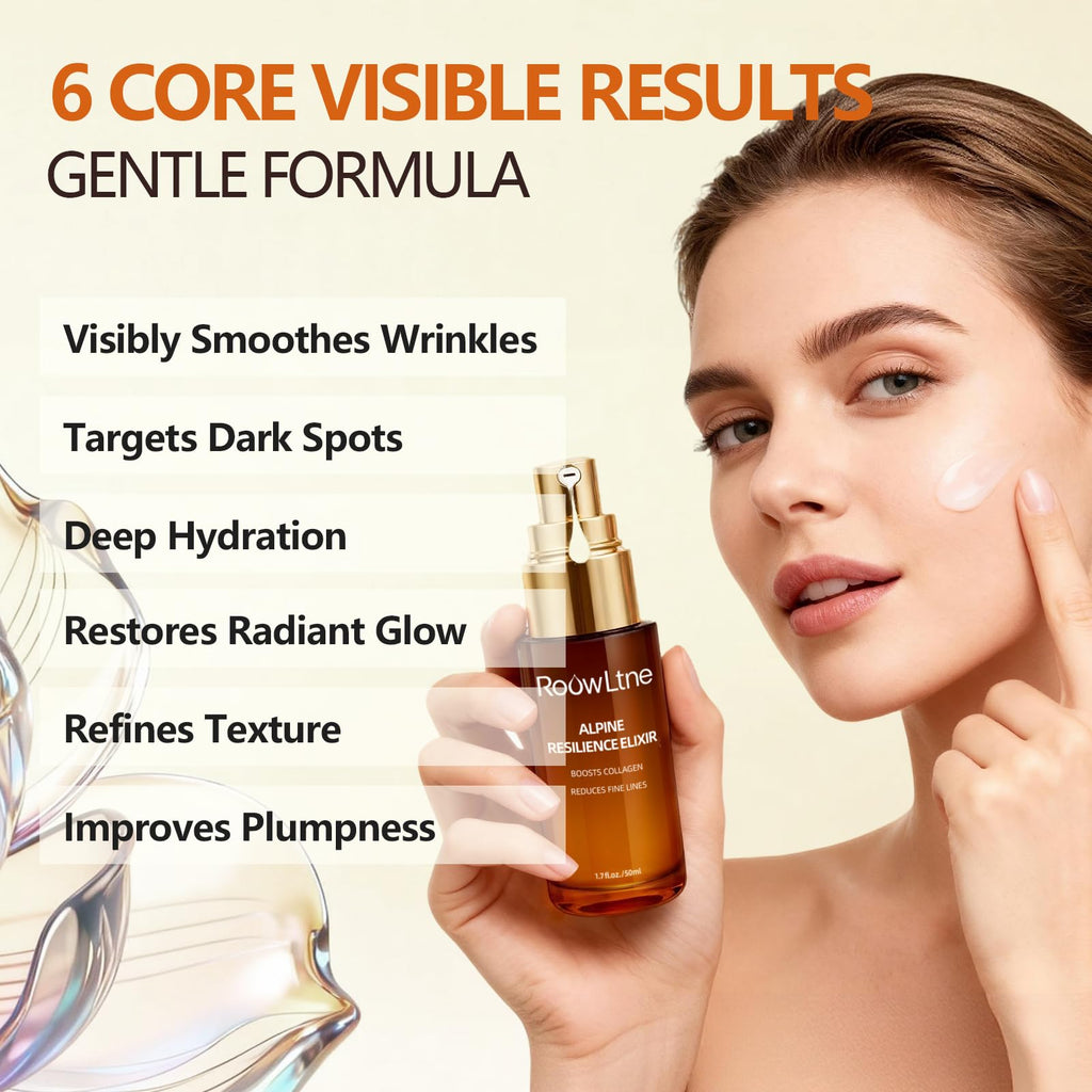 RoowLtne Retinol Serum for Face & Neck – Anti-Aging with Collagen & Hydration