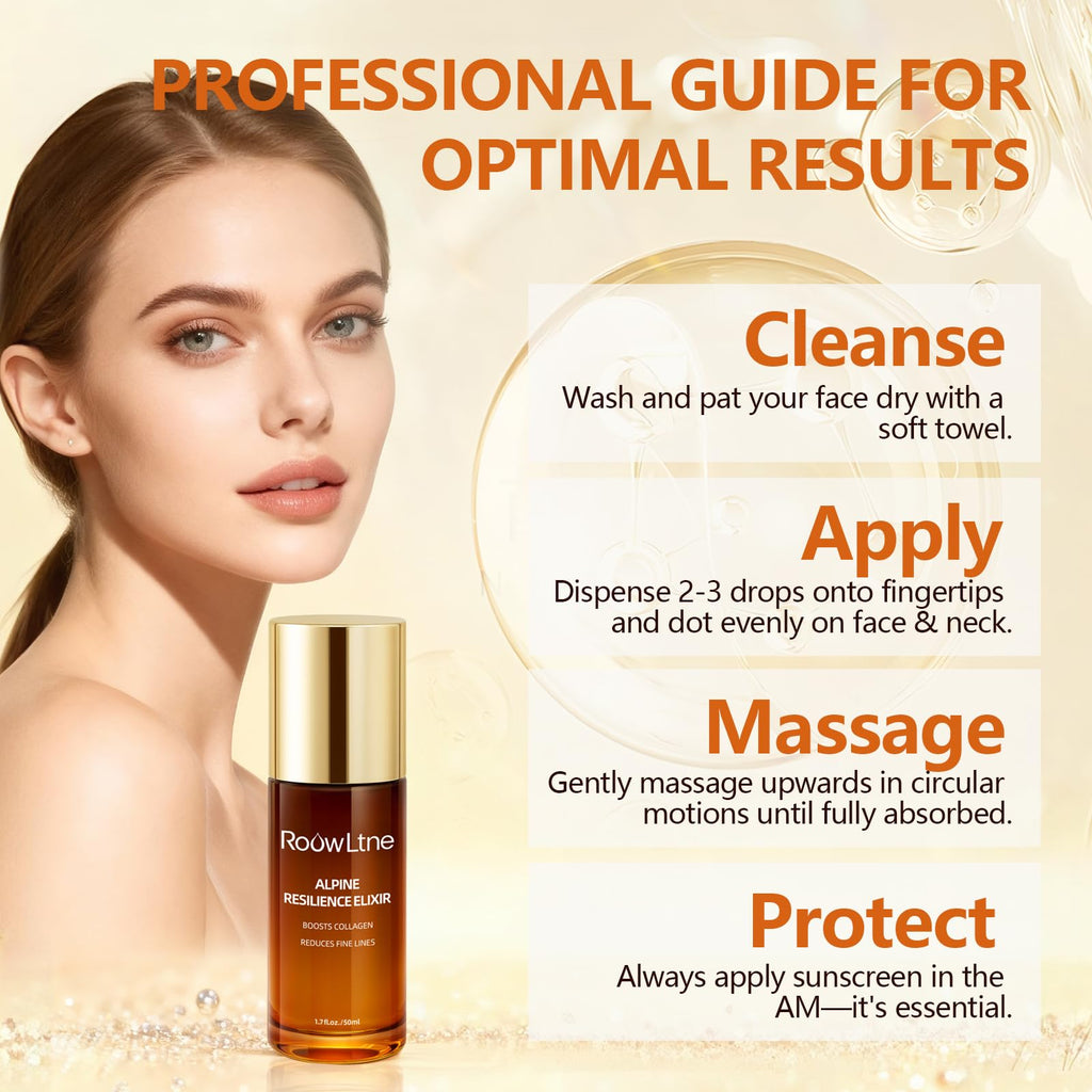 RoowLtne Retinol Serum for Face & Neck – Anti-Aging with Collagen & Hydration