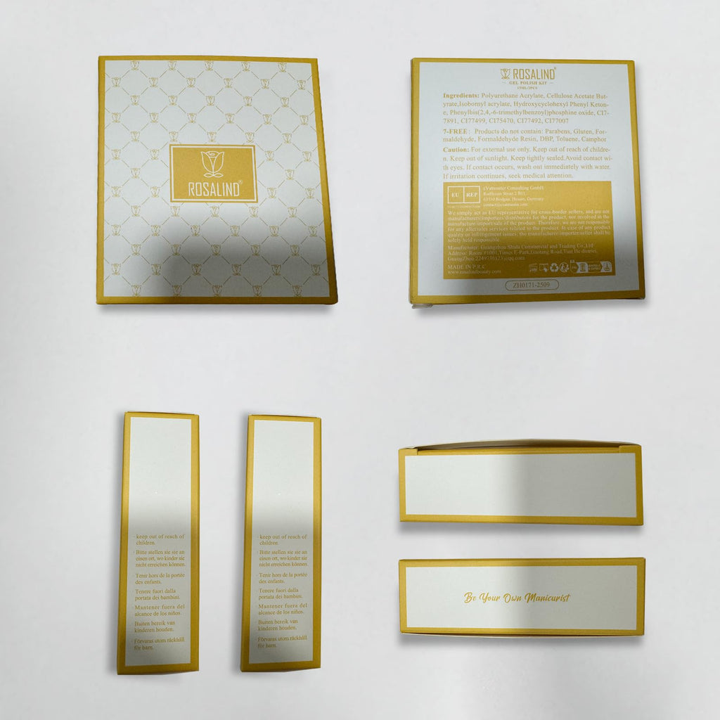 ROSALIND 2 Pack Gel Nail Polish Remover (15ml) – Quick, No-Foil Removal in 2–5 Minutes