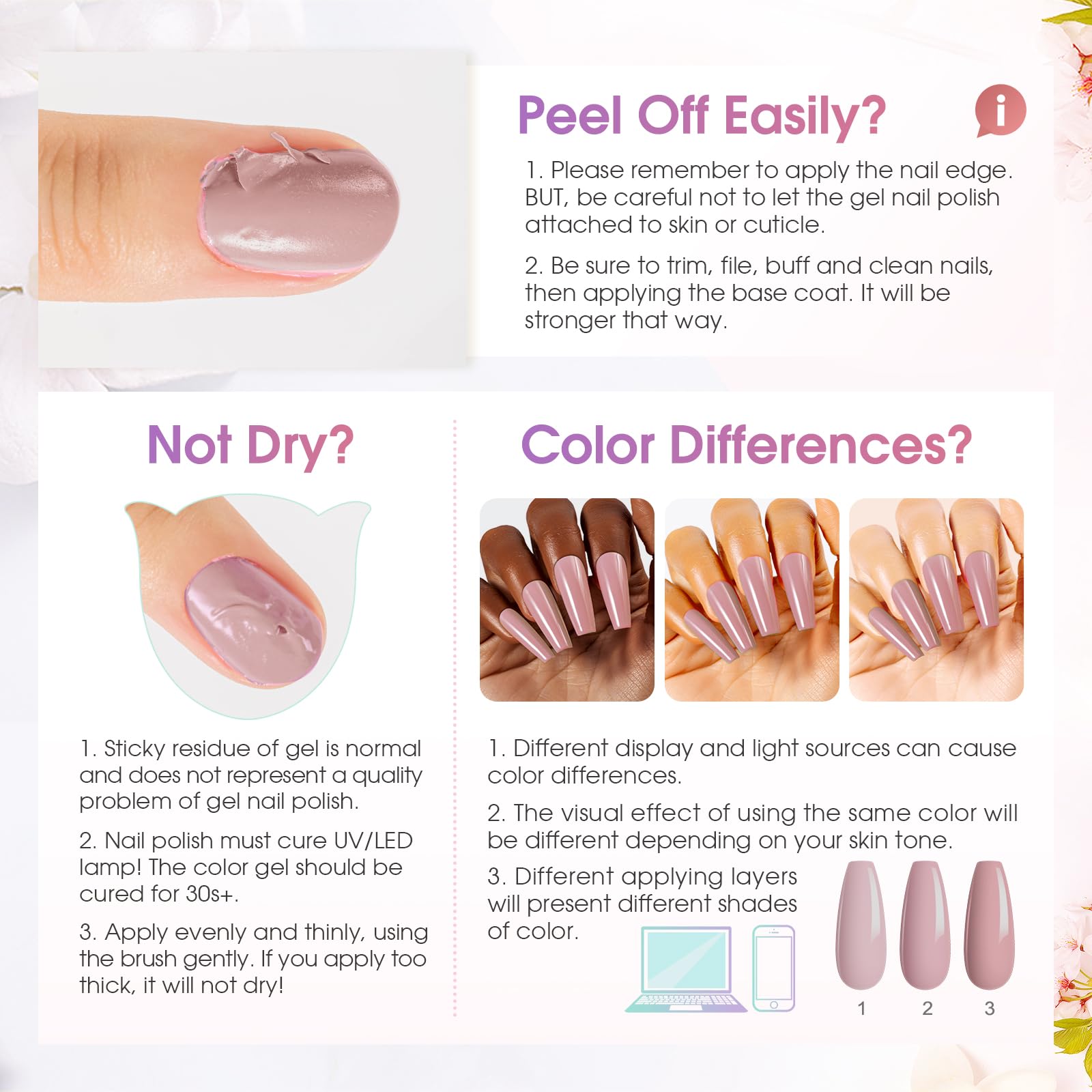 ROSALIND Cat Eye Gel Nail Polish Set with Magnet — 8 Colors, Glitter & Holographic Finish