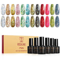 ROSALIND Glitter Sequins Gel Polish Set — 12-Color Sparkling Gel Nails