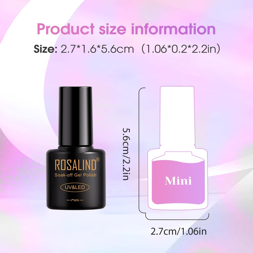 ROSALIND Cateye Gel Polish 8-Color Set — Magnetic Cat Eye Nail Polish Galaxy Collection
