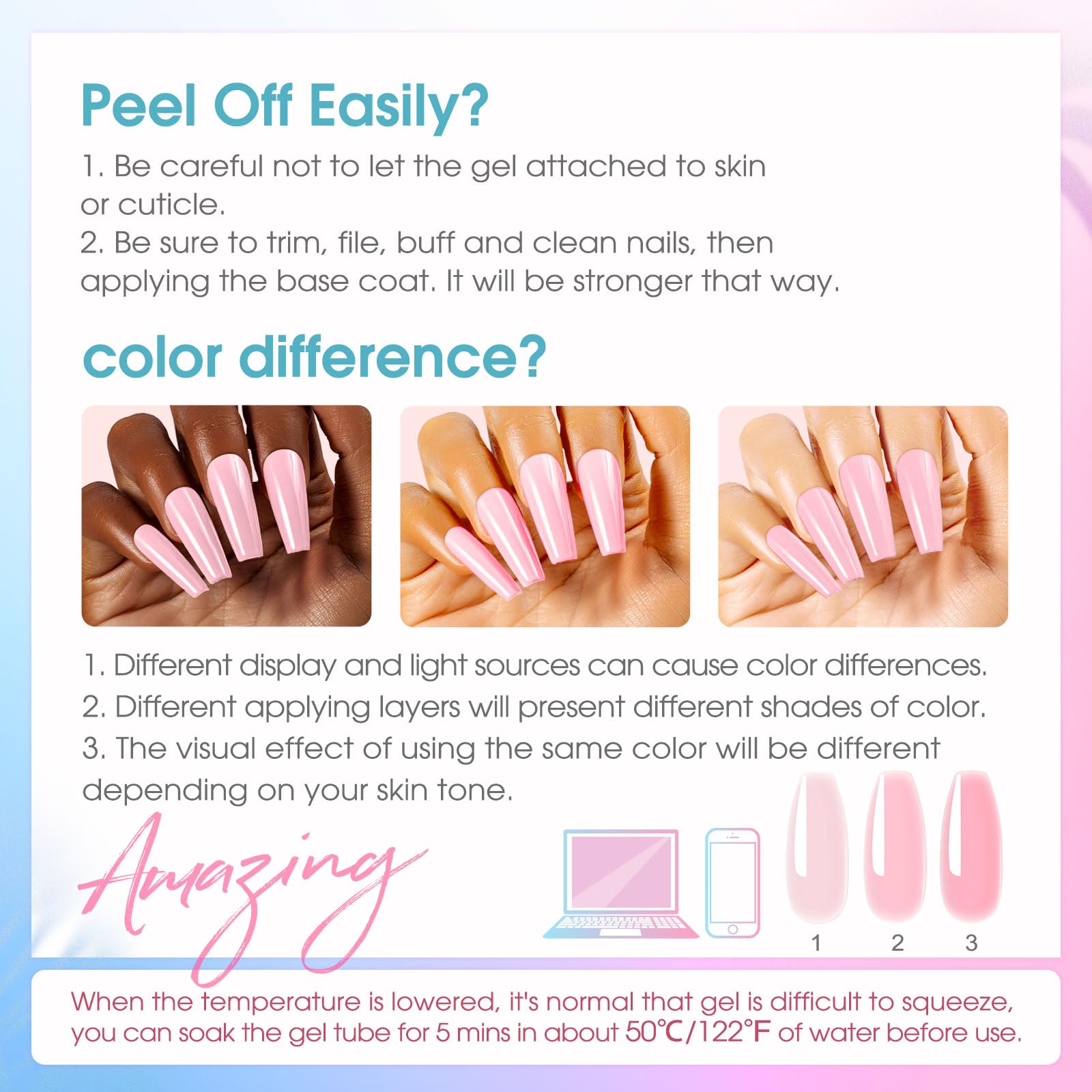 ROSALIND Poly Nail Gel Starter Kit — 14 Colors, 48W UV Lamp, 20,000 RPM Drill