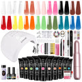 ROSALIND Poly Nail Gel Starter Kit — 14 Colors, 48W UV Lamp, 20,000 RPM Drill