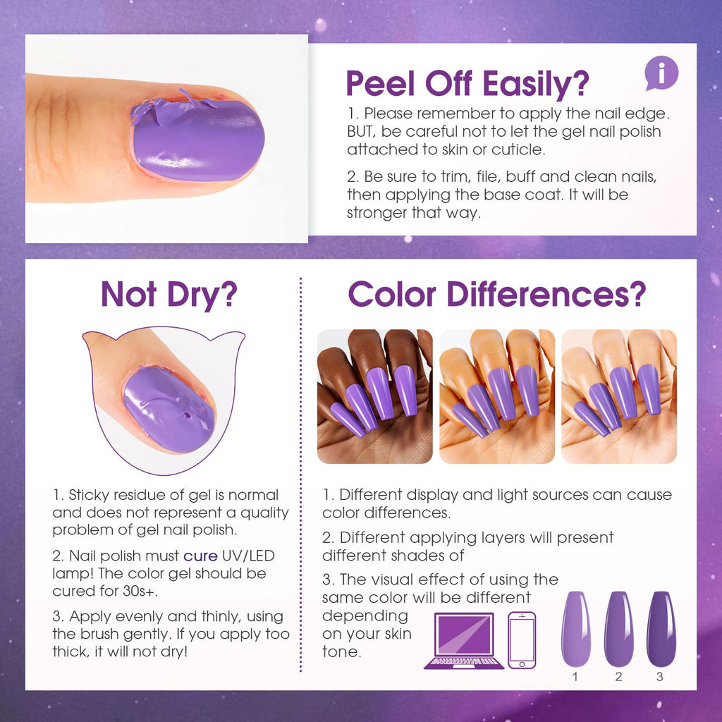 ROSALIND 24pcs Cat Eye Gel Nail Polish Set with Glitter Glossy & Matte Top Coats