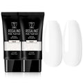 ROSALIND White Poly Extension Gel – 2 Pack 2 oz Nail Builder for Opal Nail Art & Nail Thickening
