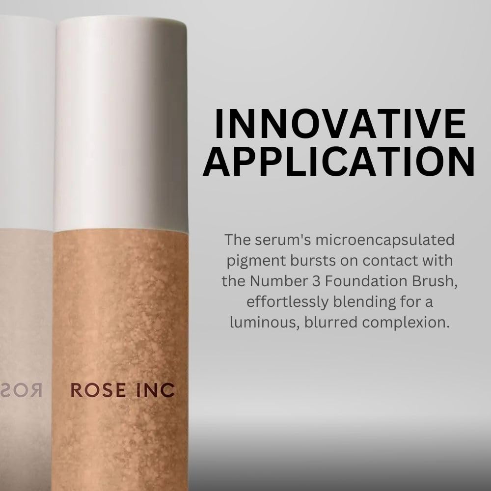 ROSE INC Skin Enhance Non-Comedogenic Skin Tint Serum Foundation 60 – Hydrating, Breathable Coverage for Medium Neutral Skin