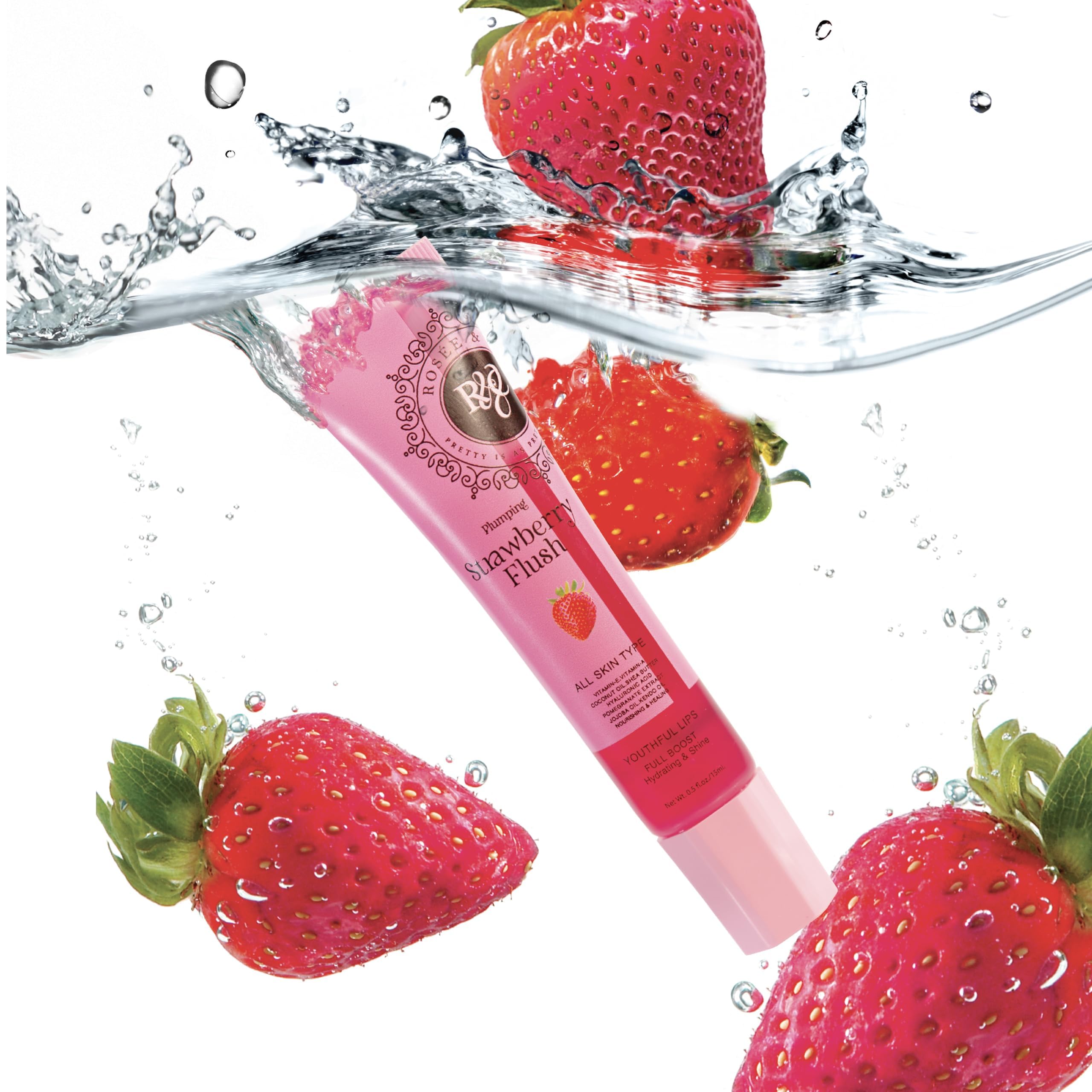 ROSEÉ & CO Rosee Lip Gloss – Vegan, Cruelty-Free, Long-Lasting Shine (Set of 8-1)