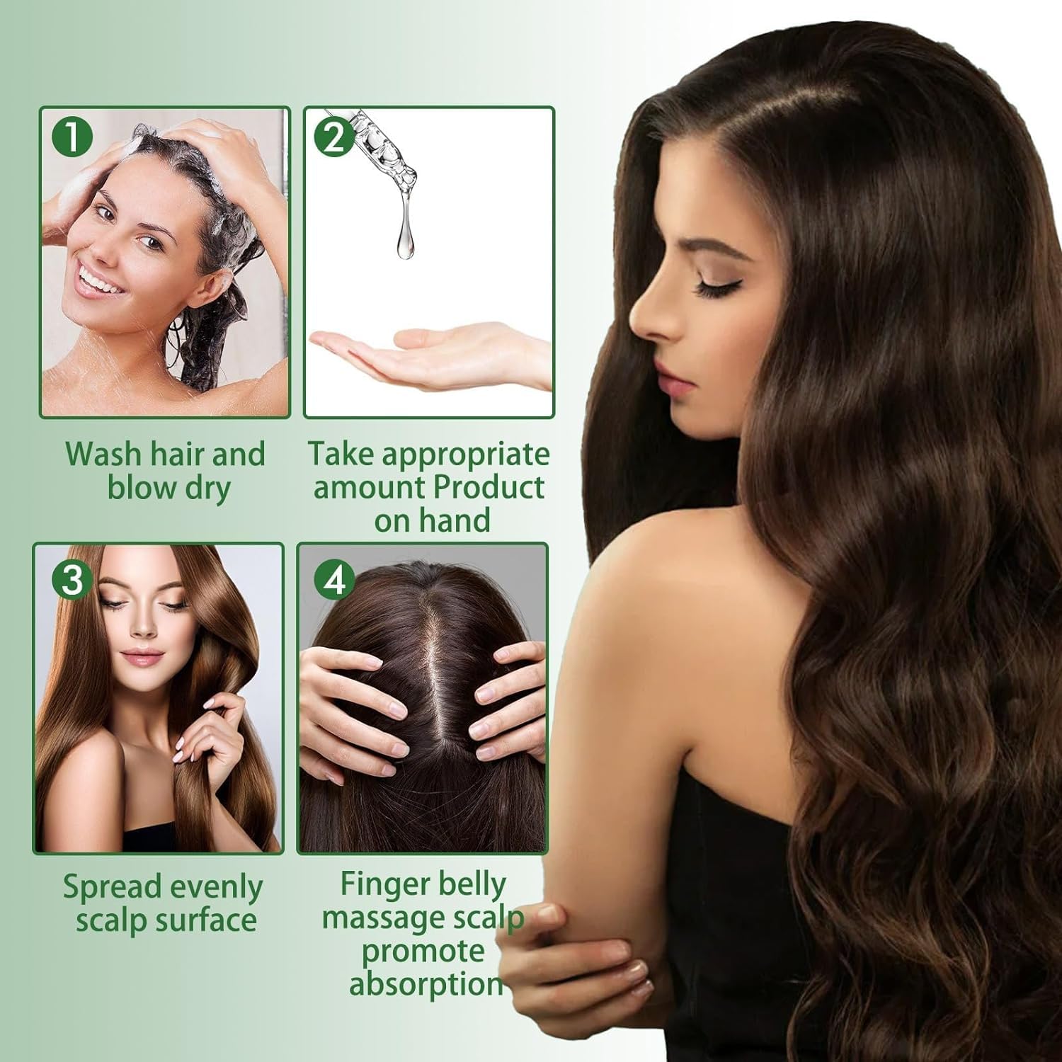 Rosemary Oil for Hair Growth & Treatment – 60 ml / 2.2 fl oz Dropper Bottle Pack (2 Units)