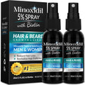 Rosever 5% Minoxidil Spray for Hair & Beard Growth – Men & Women, 2-Pack