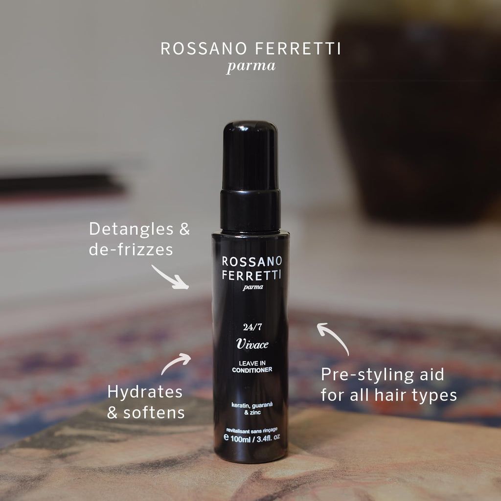 Rossano Ferretti Vivace Leave-In Conditioner Spray | Hydration, Detangling & Frizz Control | Keratin | Vegan Luxury