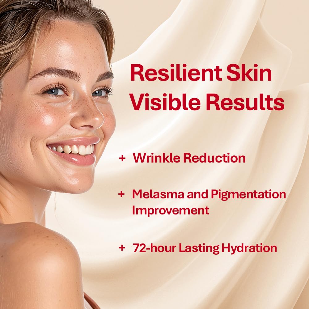 Rothea Resilience Cream – Bakuchiol 10,000ppm Anti-Aging Moisturizer with Peptides, Ceramides & Niacinamide (1.7 oz)