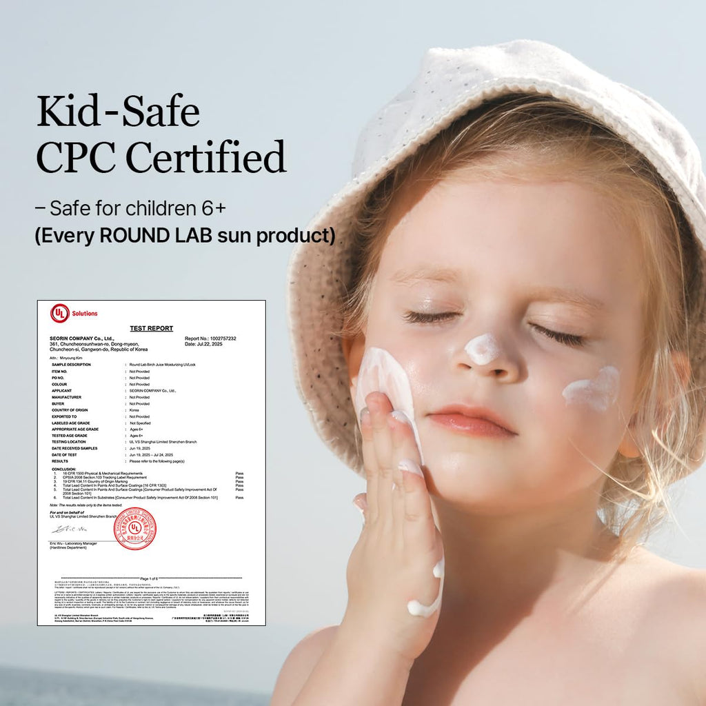 ROUND LAB Birch Juice UV LOCK SPF 45 2-Pack | Hydrating Sunscreen for Sensitive Skin, Fragrance-Free, No White Cast