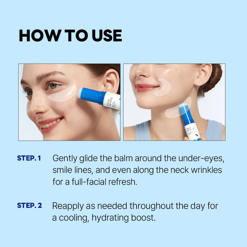 ROUND LAB Birch Juice Eye Stick | Icy Cooling Depuffing Balm for Puffy Eyes & Dark Circles | 0.35 oz