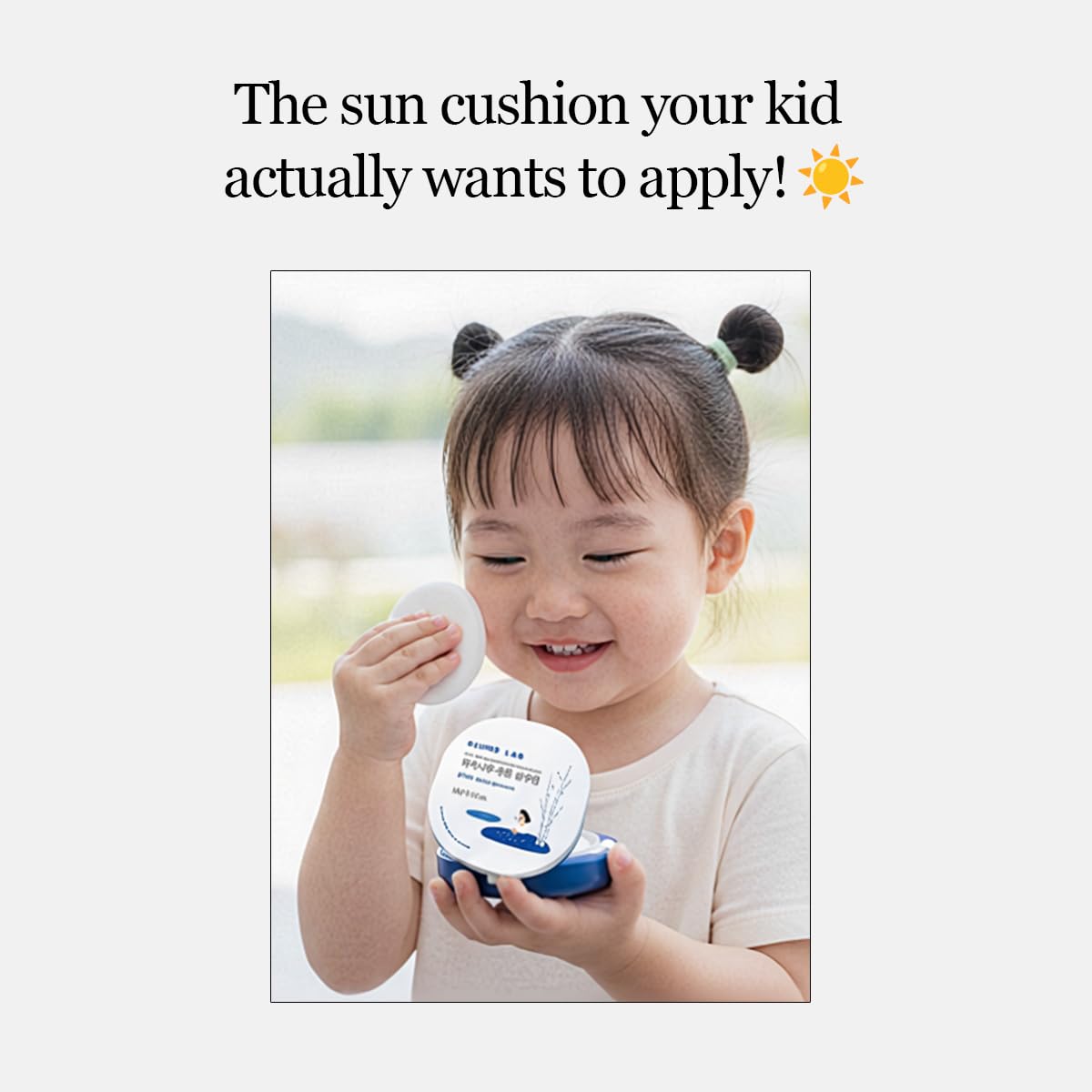 ROUND LAB Birch Juice Moisturizing UV Lock Sun Cushion SPF50+ Broad Spectrum – Mineral Sunscreen, No White Cast, Travel-Ready