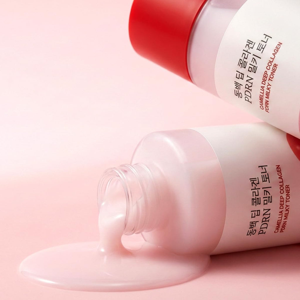 ROUND LAB Camellia Collagen PDRN Milky Toner – Hydrating Glass Skin Toner