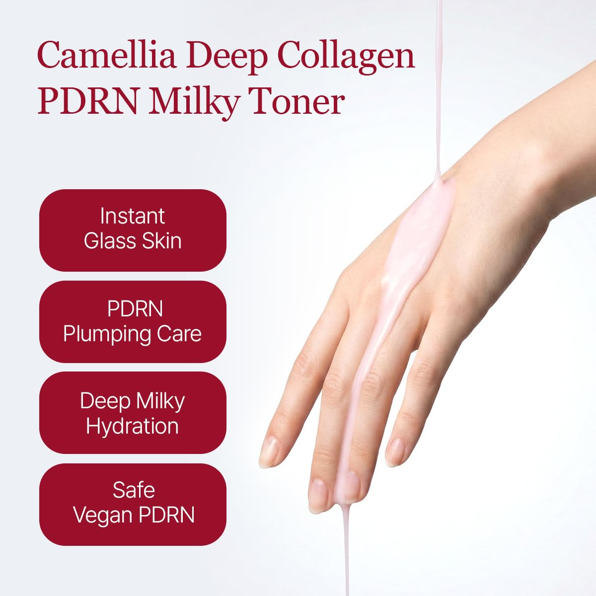 ROUND LAB Camellia Collagen PDRN Milky Toner – Hydrating Glass Skin Toner