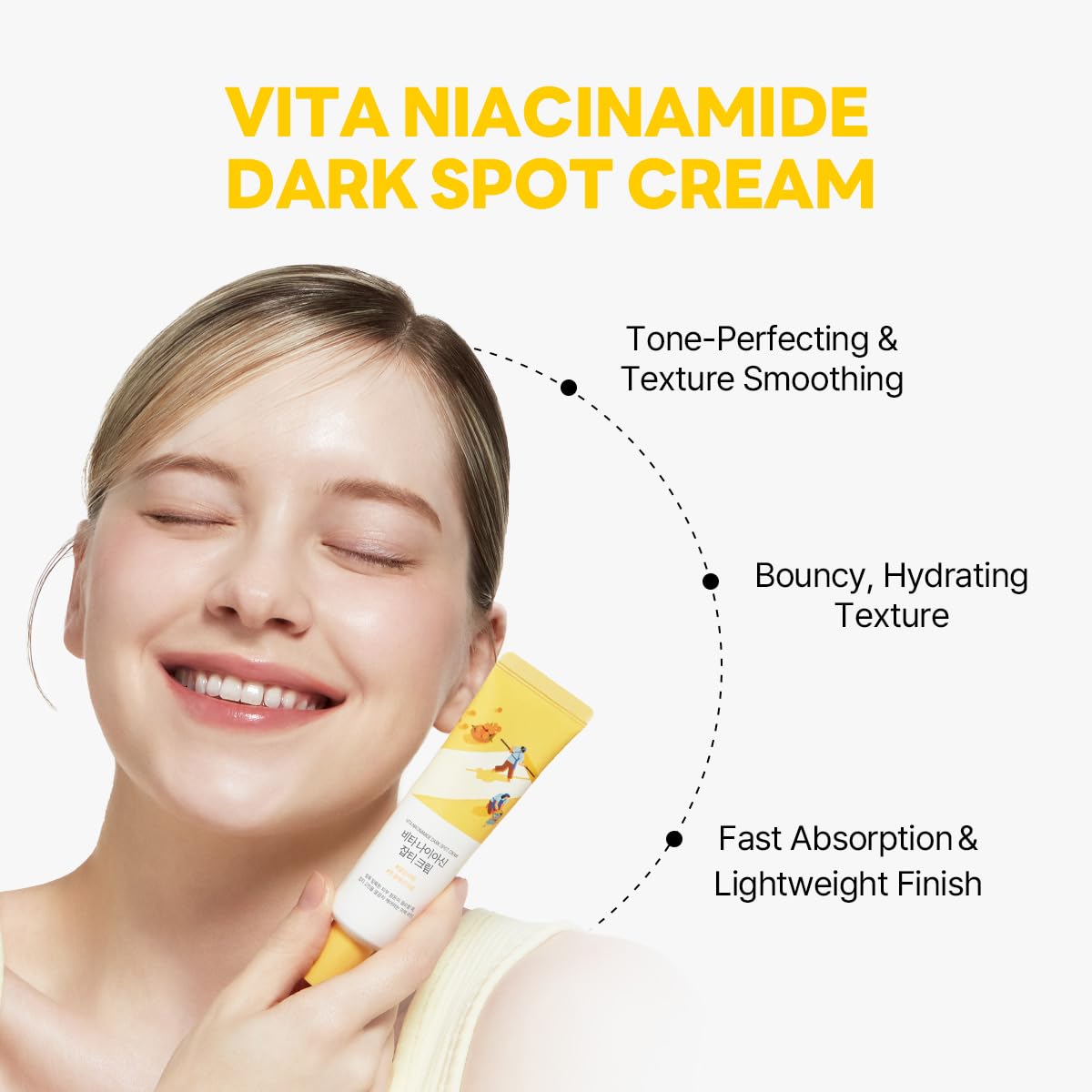 ROUND LAB Vita Niacinamide Dark Spot Cream 1.69 Fl Oz – Tone Clarity & Hydration