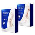 ROUSE Hand & Foot Mask Set — 3 Hand Masks + 3 Foot Masks with Nicotinamide, Shea Butter, Goat Milk