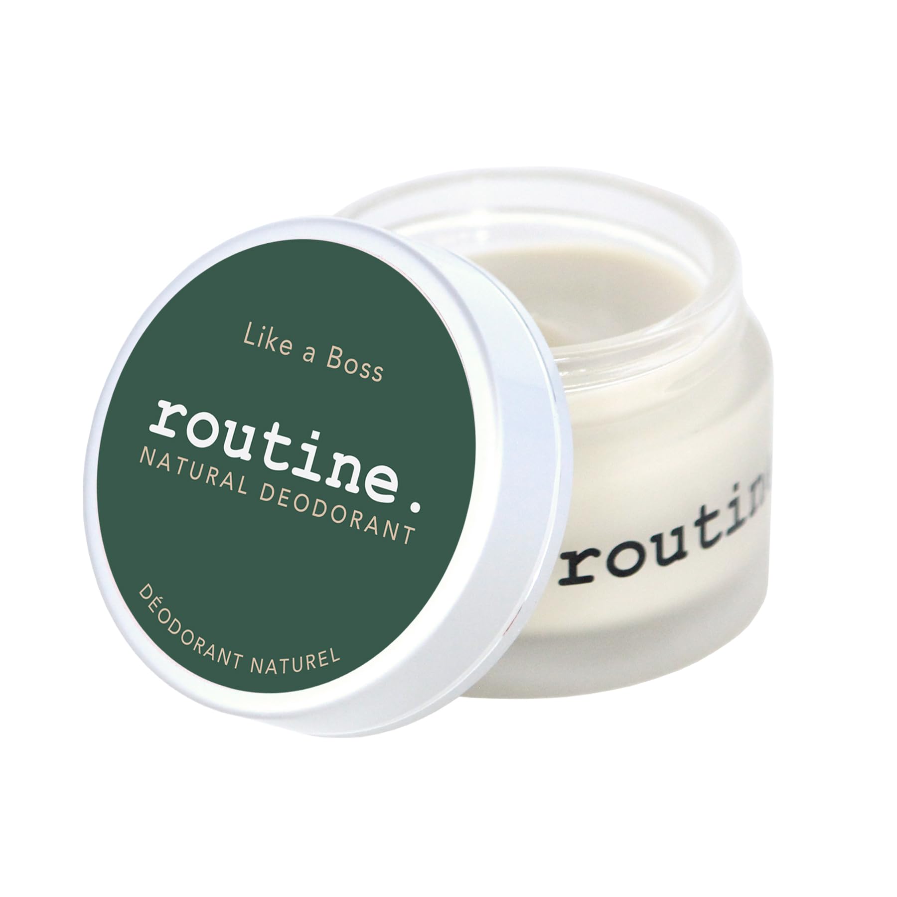 Routine Natural Aluminum-Free Deodorant Cream Jar – Rose Geranium, Mandarin & Bergamot