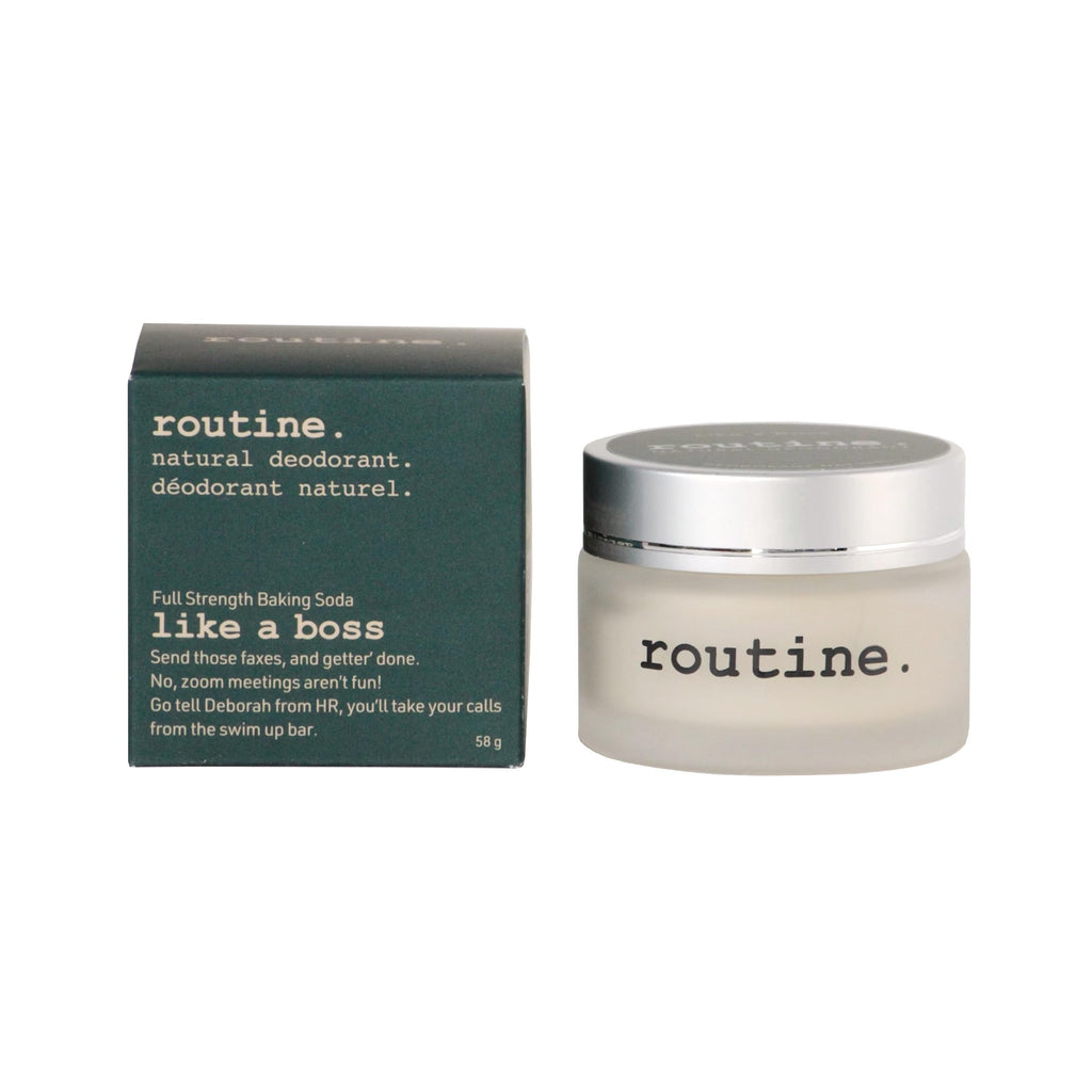 Routine Natural Aluminum-Free Deodorant Cream Jar – Rose Geranium, Mandarin & Bergamot