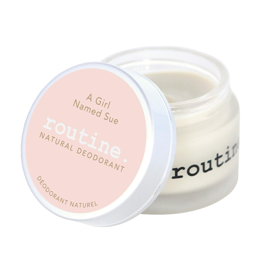 Routine Natural Aluminum-Free Deodorant – Raspberry & Sage (Cream Jar) for Women & Men | 2 fl oz