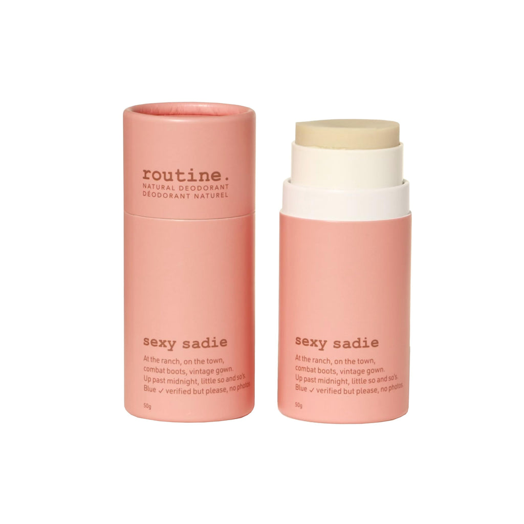 Routine Sexy Sadie Deo Stick – 50g Natural Aluminum-Free Deodorant for Women & Men | Vanilla & Cinnamon
