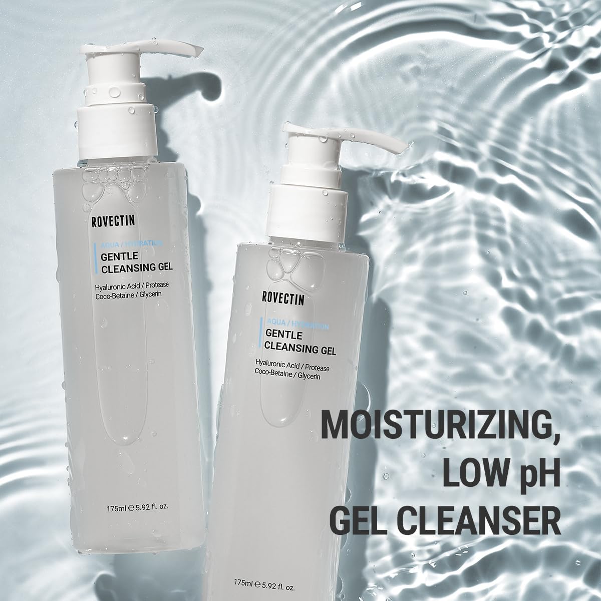 ROVECTIN Calming Lotus Water Cream + Aqua Cleansing Gel Bundle (2 Pack)