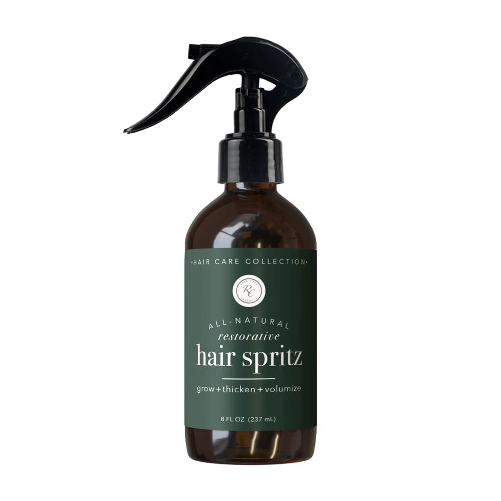 Rowe Casa Organics Restorative Hair Spritz with Witch Hazel & Therapeutic Essential Oils - 8 Fl Oz